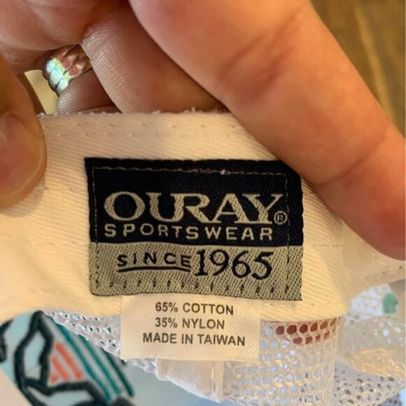 GRAND Canyon OURAY authentic trucker hat. Cotton/nylon blend. Teal. Adjustable. - Picture 5 of 7